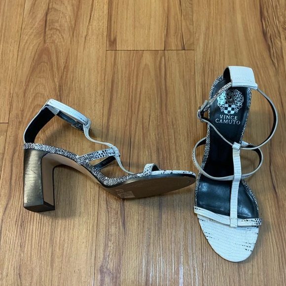 Vince Camuto Balindah Leather Dress Sandal Heels - Picture 4 of 14